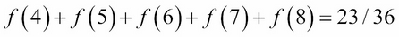 Cumulative distributions