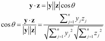 Cosine similarity