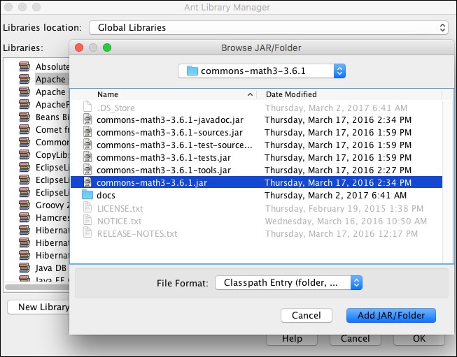 The Apache Commons Math Library