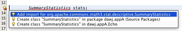 The Apache Commons Math Library