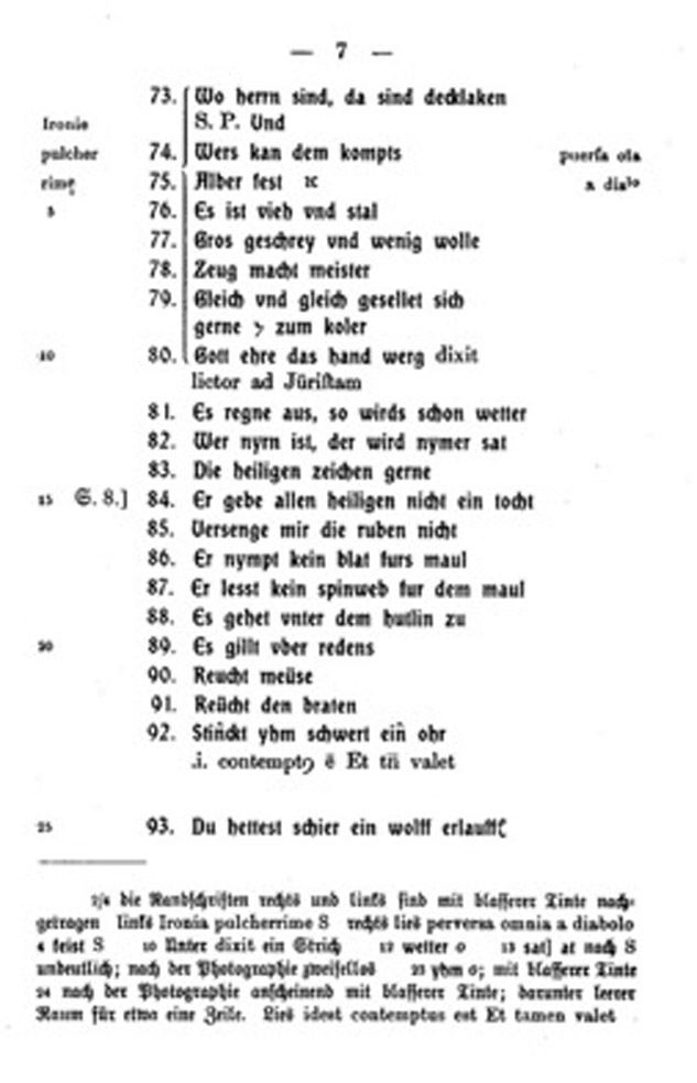 Faksimile der Handschrift