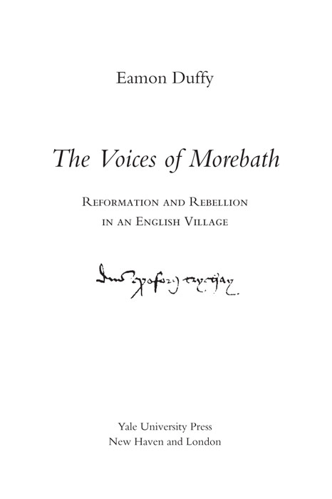 The Voices of Morebath