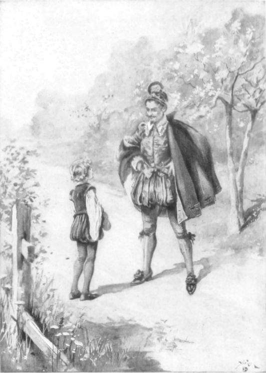 "'What! how now?' cried the stranger, sharply. 'Dost like or like me not?'"