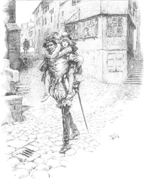 "So Nick rode home upon the back of the Earl of Arundel's Man-at-arms."