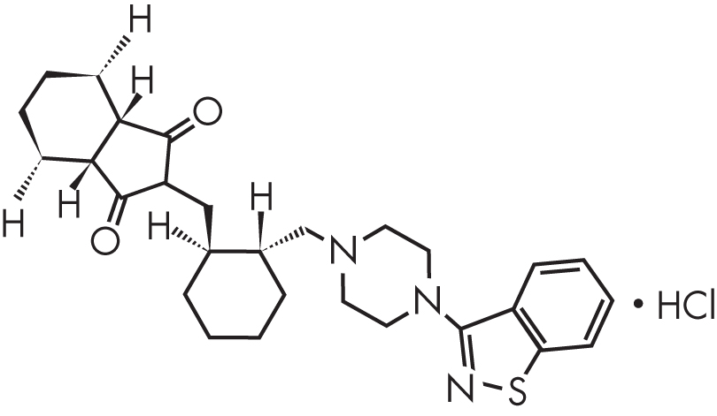 FIGURE 33–1. Chemical structure of lurasidone.