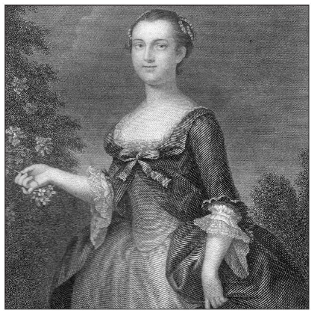 Martha Dandridge Custis, a wealthy widow...