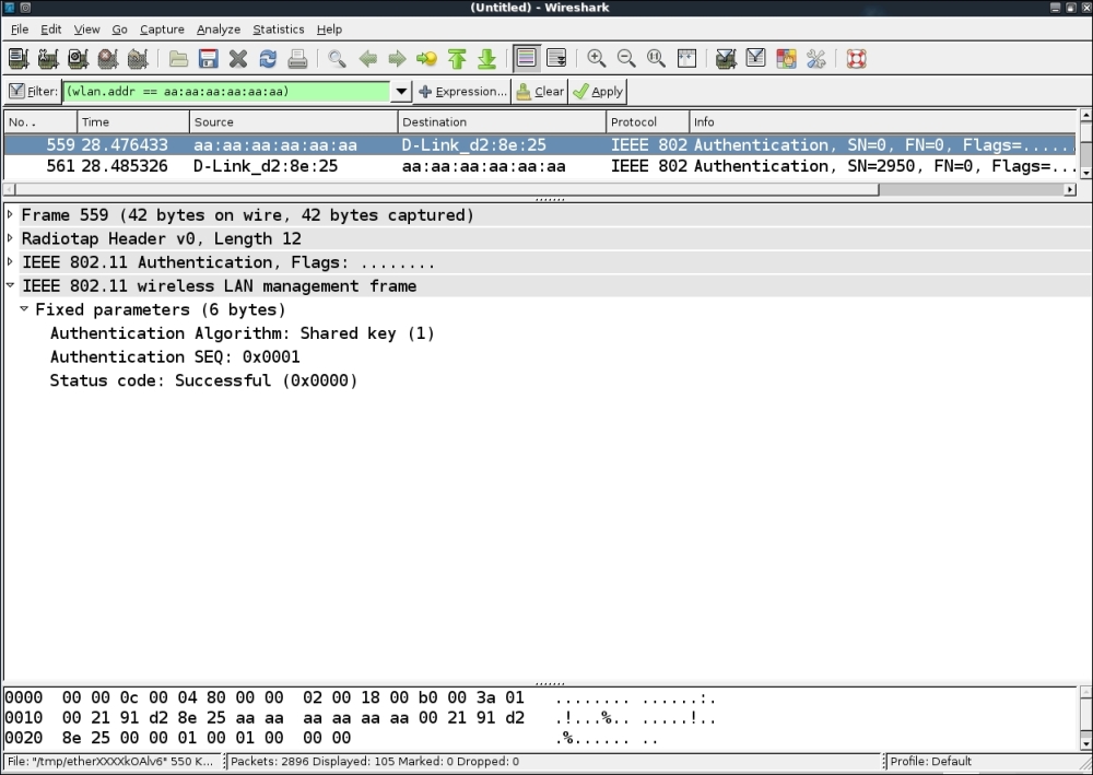 Time for action – bypassing Shared Authentication