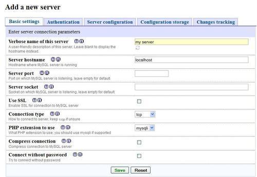 Web-based setup script