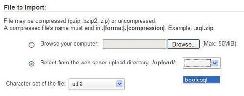 Reading files from a web server upload directory