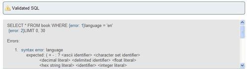 Non standard-conforming queries