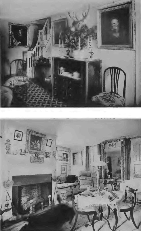 Plate LXIV.—Hallway, Stark Mansion; Parlor, Stark Mansion.