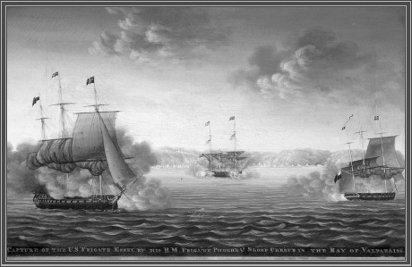 Capture of USS Essex by HMS Phoebe and HMS Cherub