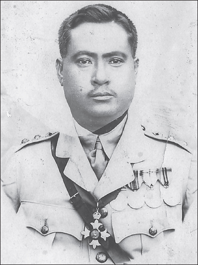 Maharaja Sir Churachand Singh K.C.S.I, C.B.E. (1891-1941). Photograph courtesy of Tonambam Ongbi Usha Devi.