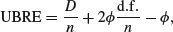 Unnumbered Display Equation