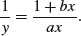 Unnumbered Display Equation