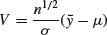 Unnumbered Display Equation