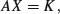 Unnumbered Display Equation