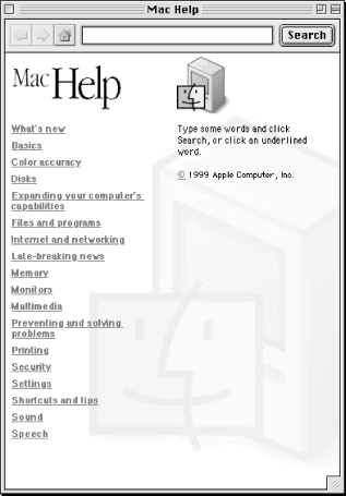 A Help Viewer window