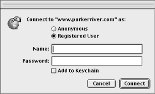 An authentication window