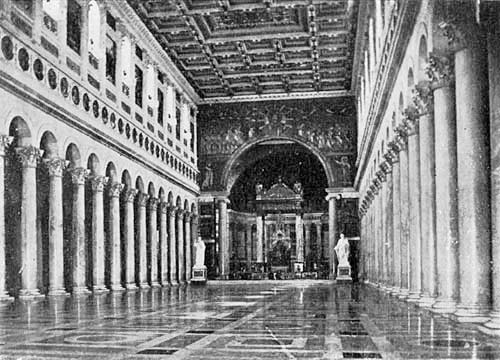 INTERIOR OF SANTA MARIA MAGGIORE