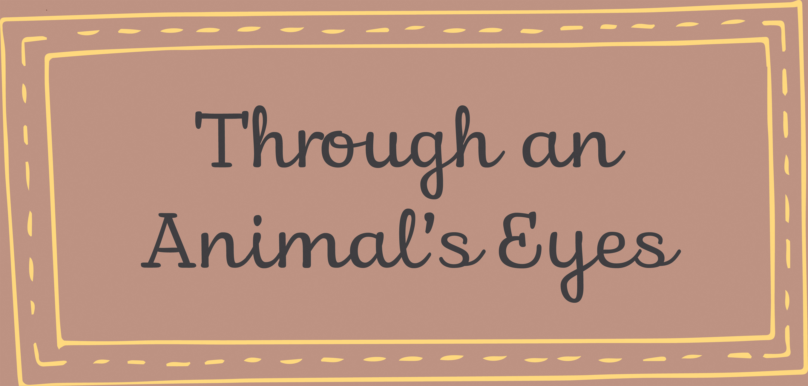 Through an Animal’s Eyes