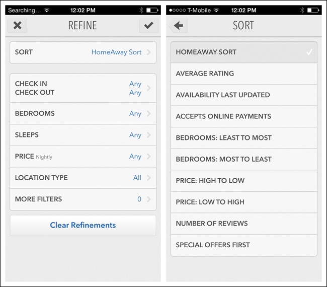 HomeAway for iOS