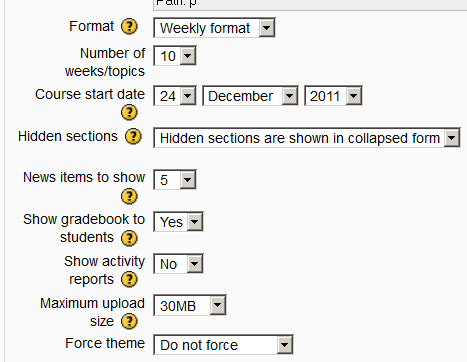 Time for action — customizing our course page