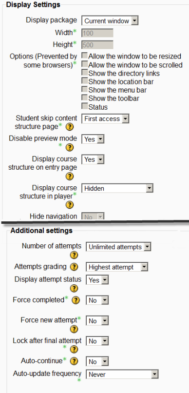 Time for action — getting our game to work in Moodle's gradebook