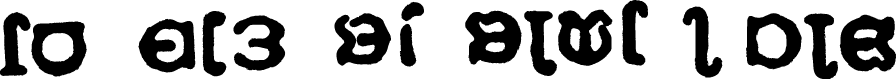 A series of Visible Speech signs. [It gave me many a pang]