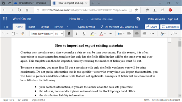 Illustration of editing text in an Office Application.