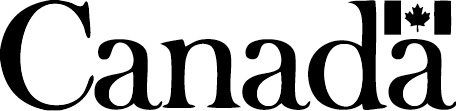 The word Canada is written out with a Canadian flag—a red maple leaf flanked by two vertical red stripes—situated above the final A.