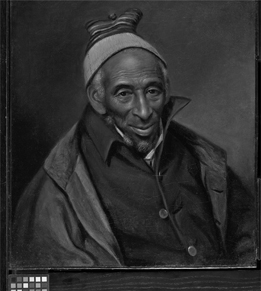 Figure 2.2 Portrait of Yarrow Mamout. Yarrow (1736–1823) was an African American Muslim literate in Arabic. Originally a slave, he became a free man and lived in Georgetown, Washington, DC.