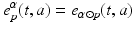 
$$\displaystyle{e_{p}^{\alpha }(t,a) = e_{\alpha \odot p}(t,a)}$$
