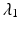 
$$\lambda _{1}$$
