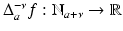 
$$\Delta _{a}^{-\nu }f: \mathbb{N}_{a+\nu } \rightarrow \mathbb{R}$$
