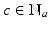 
$$c \in \mathbb{N}_{a}$$
