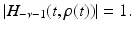
$$\displaystyle{\vert H_{-\nu -1}(t,\rho (t))\vert = 1.}$$
