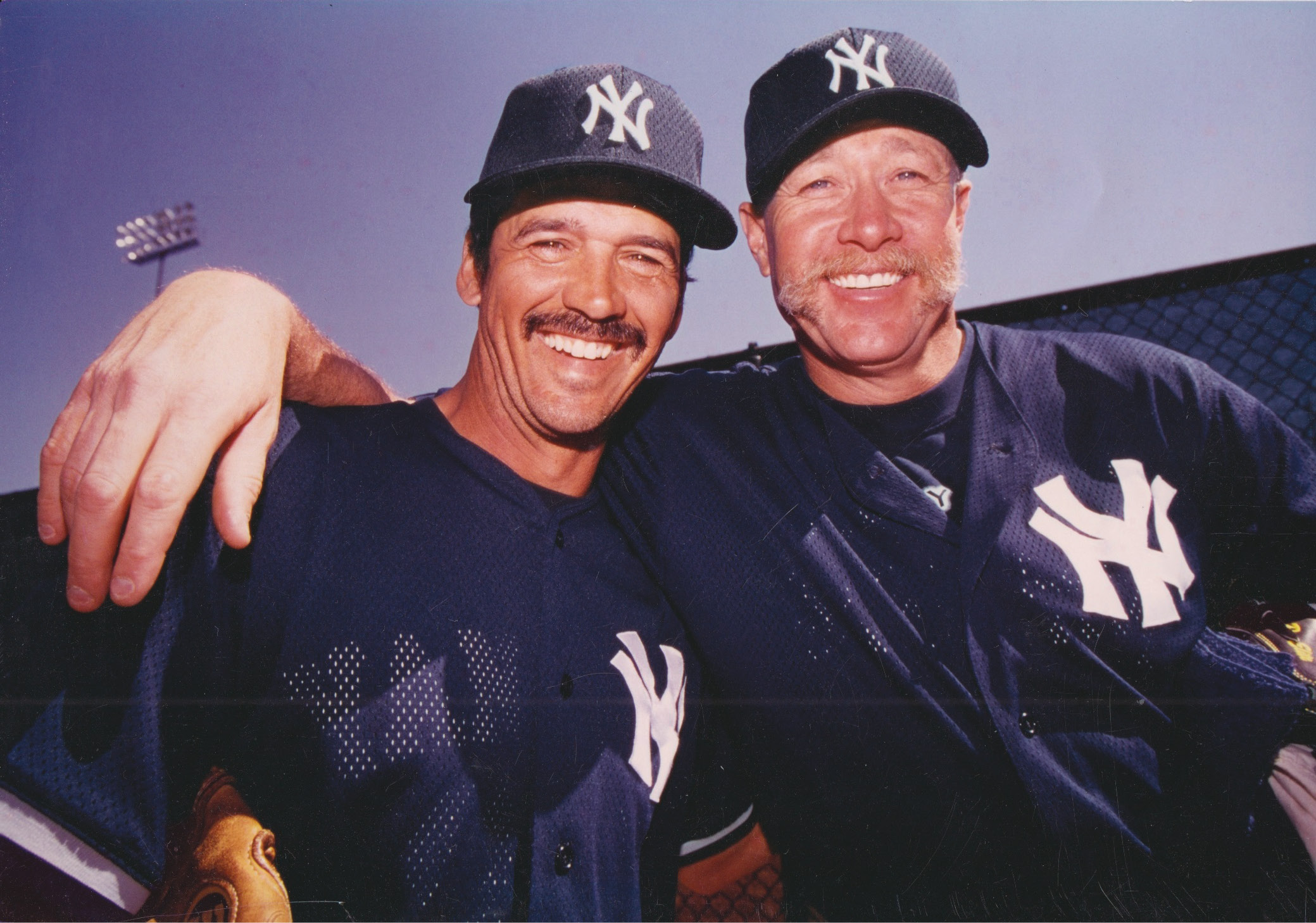 With Goose Gossage at spring training, helping to teach a new generation of players.