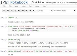 An IPython Notebook