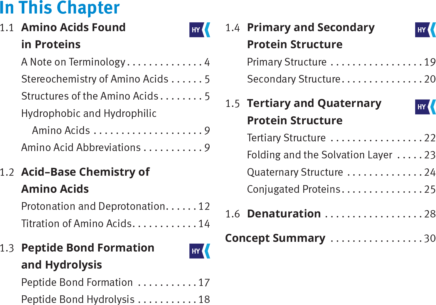 example of a high yield badge on section three point one and three point three in the chapter breakdown