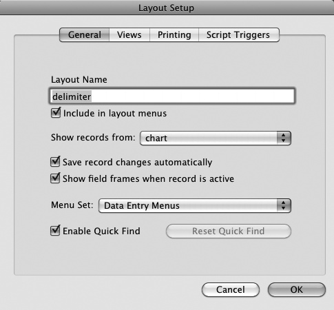 Custom menus can be tied to particular layouts thus ensuring the user easy access to useful commands and little exposure to potentially harmful ones.