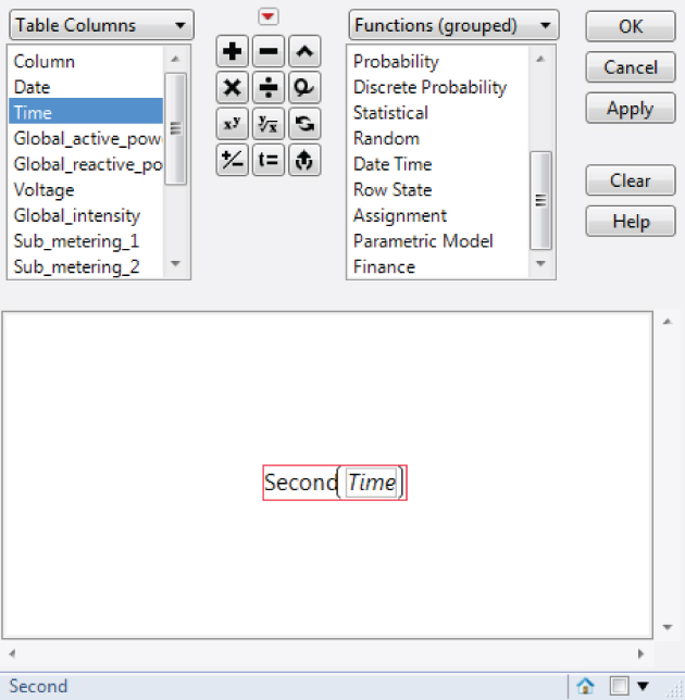 Snapshot showing the Formula to Find Number of Seconds.