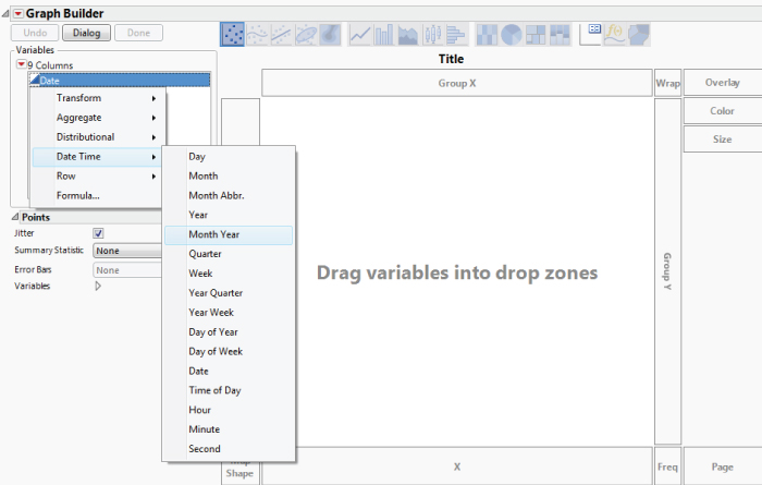 Snapshot showing how to Constructing a Virtual Column.