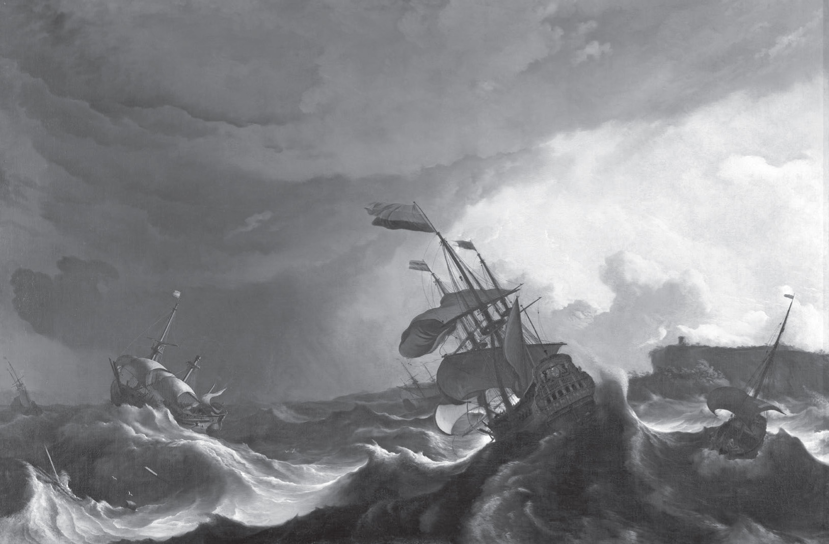 Ludolf Bakhuysen, Warships in a Heavy Storm, c. 1695.