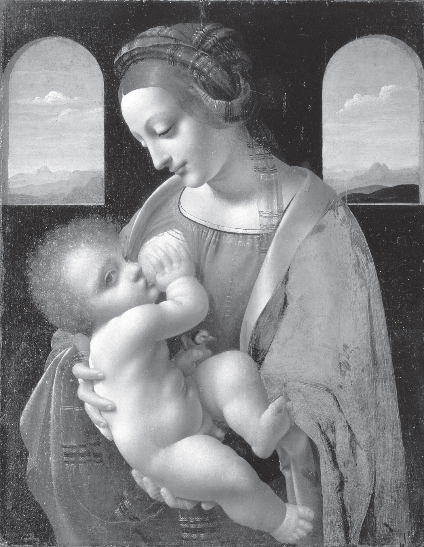 Leonardo da Vinci, The Madonna Litta, mid-1490s.