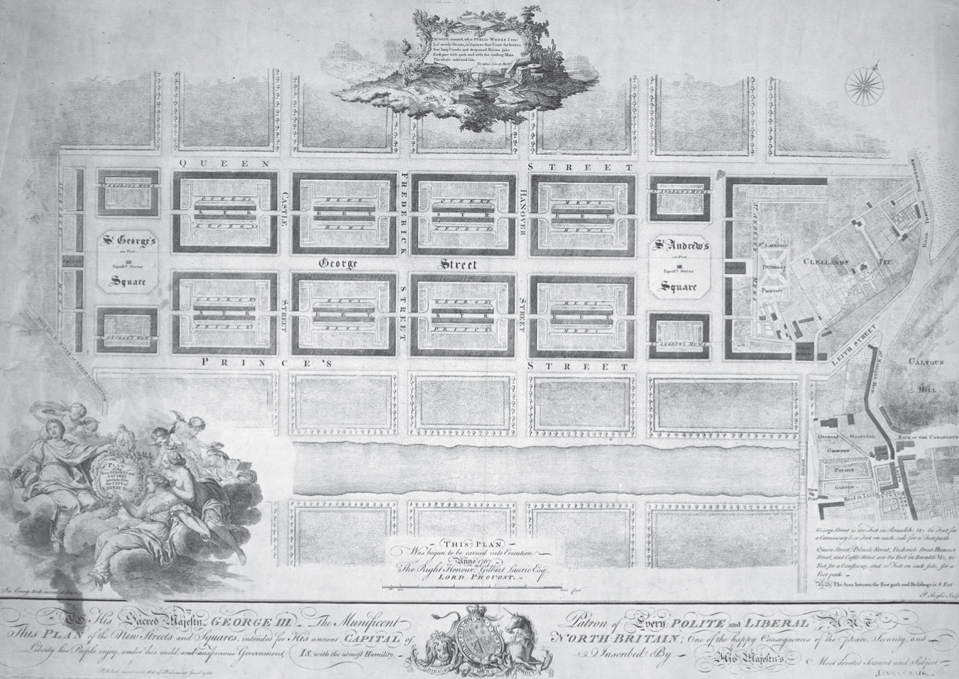 A promise of noble consumption: Patrick Begbie, James Craig’s Plan of the New Town, Edinburgh, 1768.