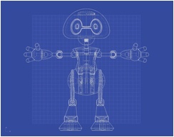 Blueprint of large Jimmy showing all joints