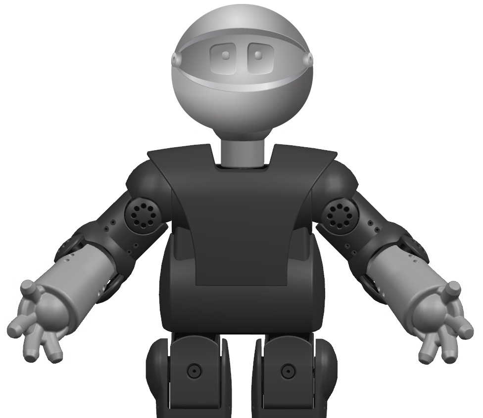 Example generic 3D endoskeleton from Trossen Robotics