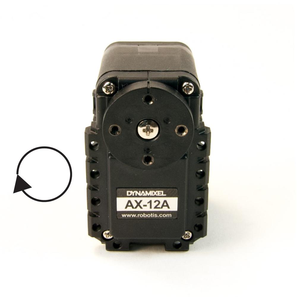 Example servo: Dynamixel AX-12A Robot Actuator from Robotis (photo: Trossen Robotics, LLC)