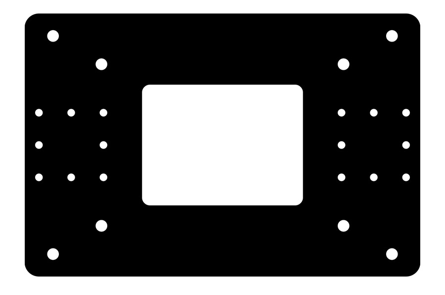 Lower shoulder plate from the Trossen Robotics Jimmy Kit (photo: Trossen Robotics, LLC)